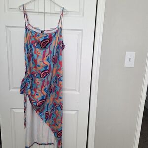 Colorful Asymmetrical Dress